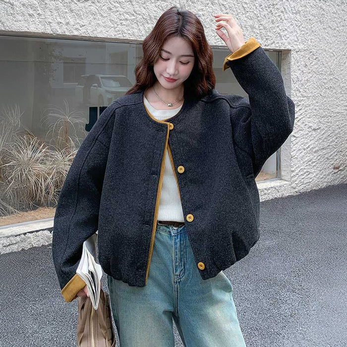 パイピングメルトンブルゾン