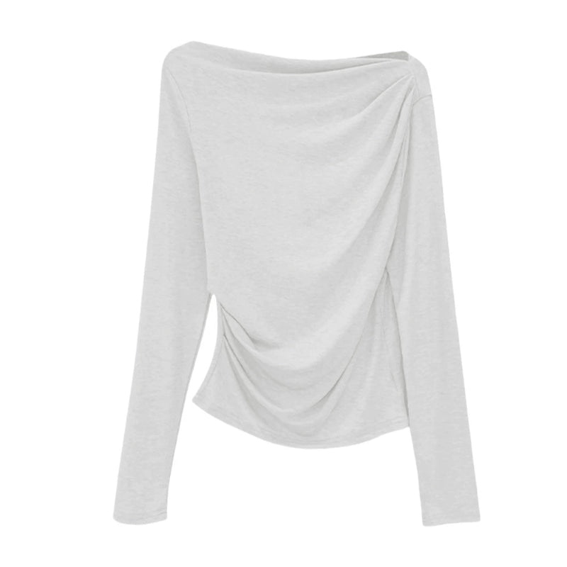 オフショルダーニットトップス