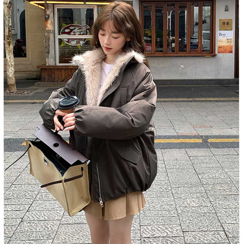 ファー裏パディングブルゾン(3colors)