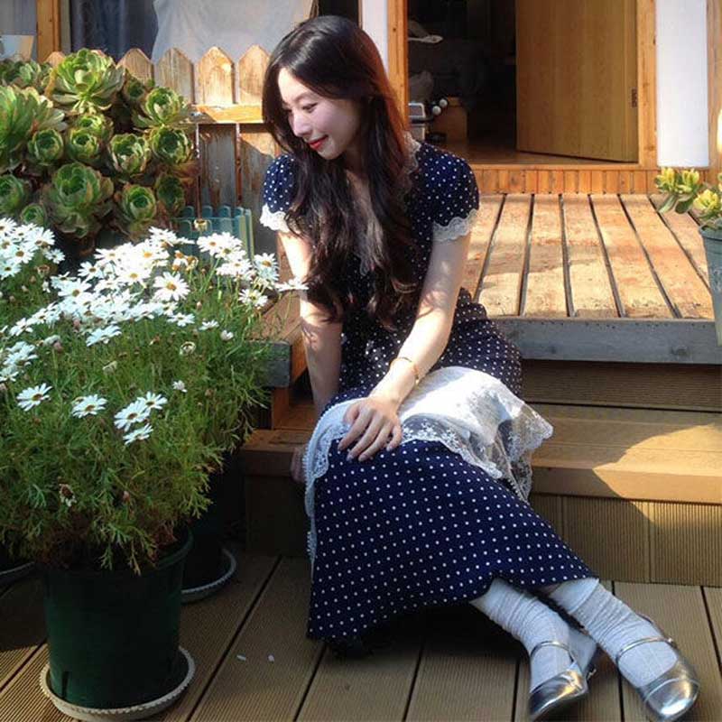 クラシックドットワンピース