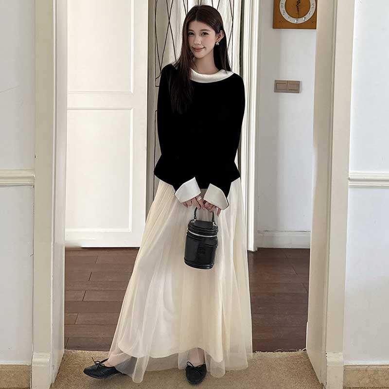 バックスタイルコンシャスベロアトップス