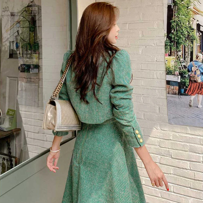 綺麗な、グリーンのセットアップドレス Amazon.co.jp: [niana] プラクティカルセットアップ パーティードレス