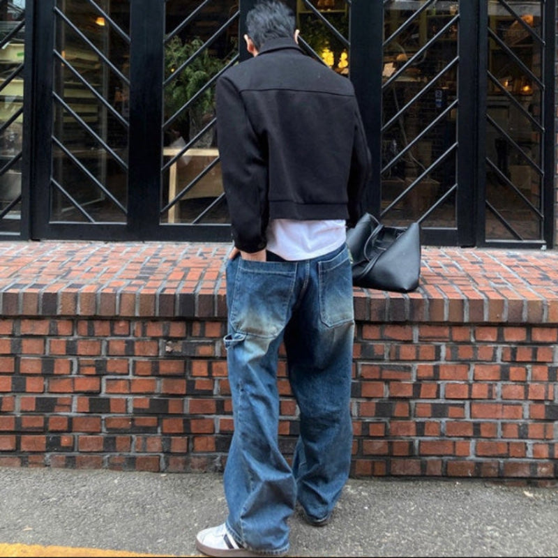 ラペルカラーショート丈ジャケット(2colors)