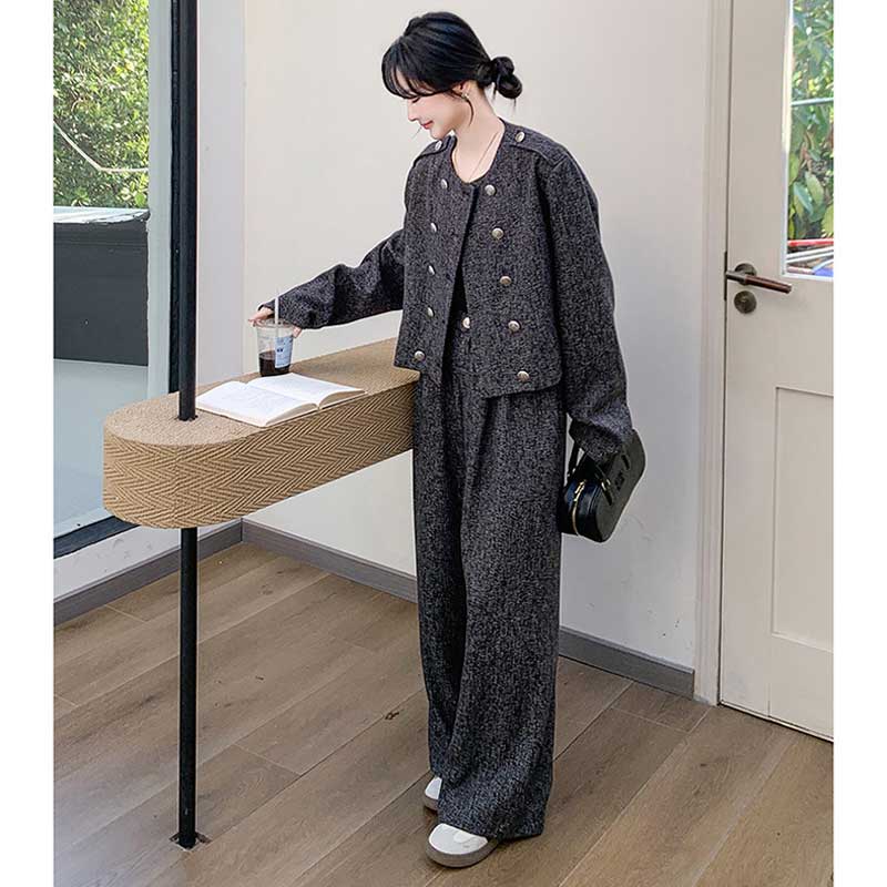 ミックスグレーセットアップ