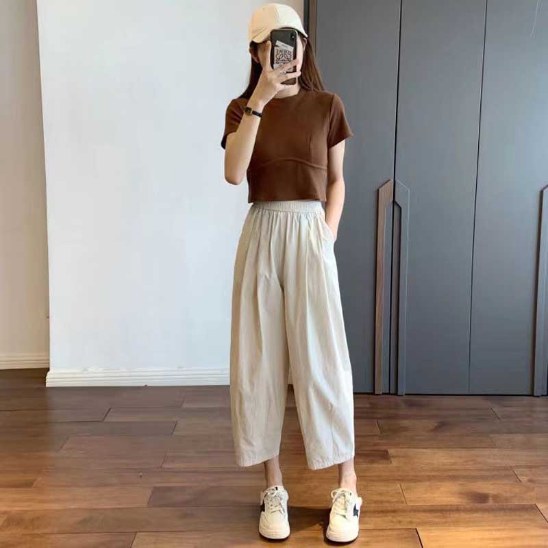 コットンタックパンツ(4colors)