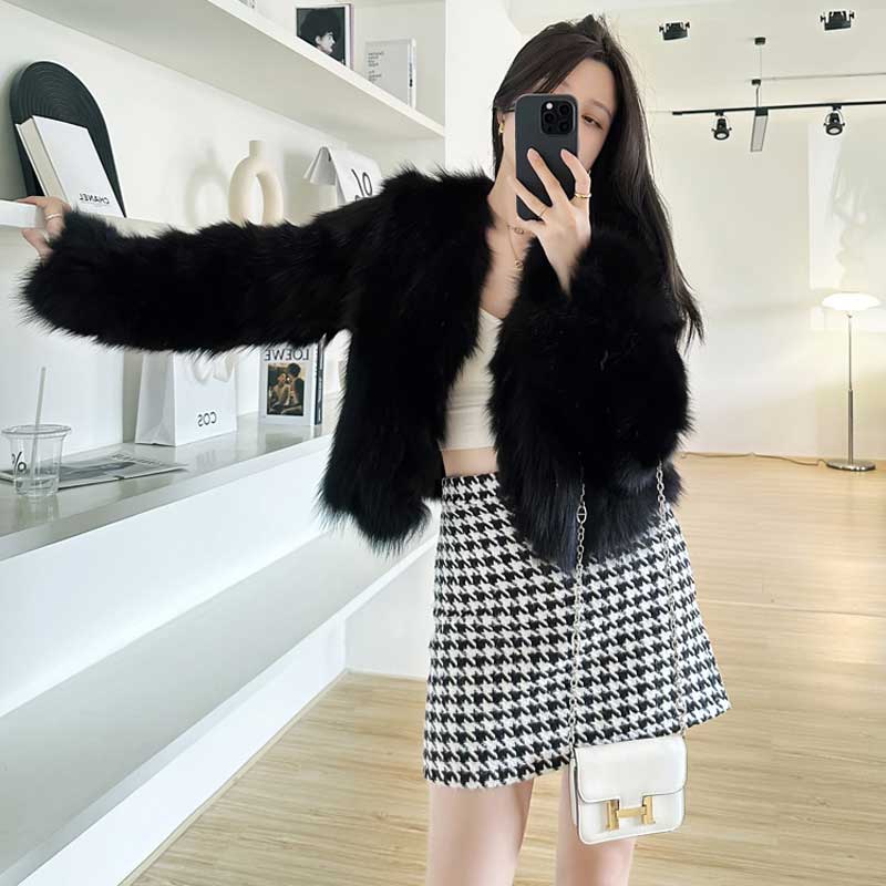 ロングシャギーショートコート(4colors)