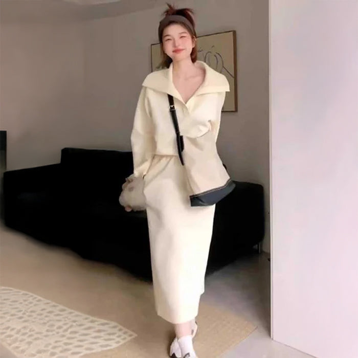 ビックカラートップス×ペンシルスカート