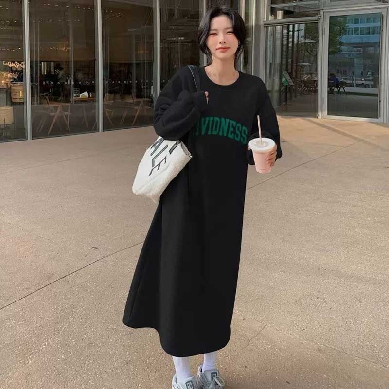 ロゴスウェットワンピース(2colors)