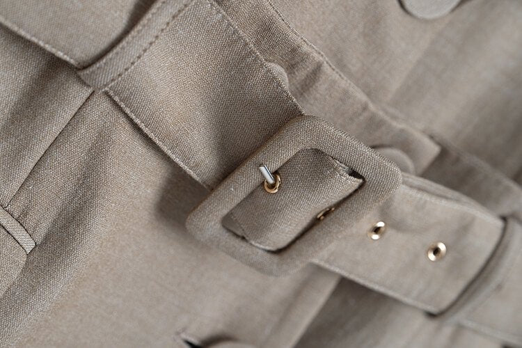 ウエストベルト付きテーラードジャケット×チュールプリーツスカート(2colors)