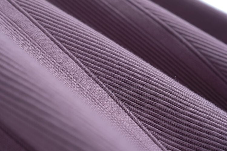刺繍入りシアーカーディガン×ハイウエストニットフレアスカート(2colors)