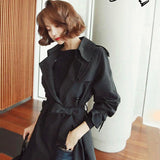 バックケープヨークロングトレンチコート(2colors)