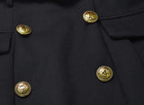ウエストベルト付きサイドプリーツフロントボタンスカート(2colors)