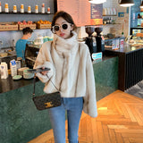 ショート丈ファーコート