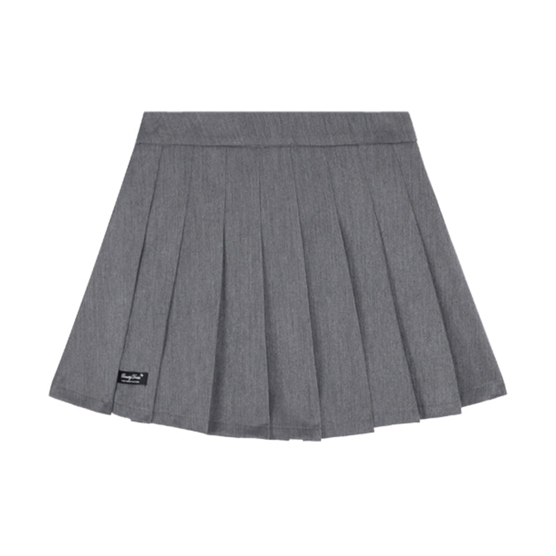 ショルダーコンシャスクロップドジャケット(2colors)×タグ付きプリーツミニスカート(2colors)【上下別売り可】