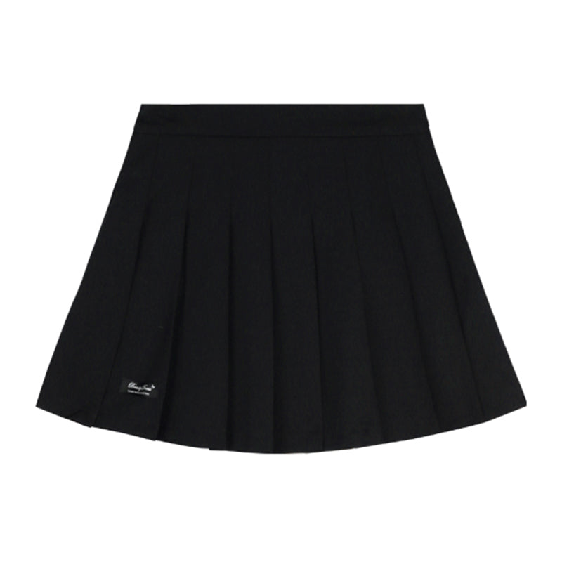 ショルダーコンシャスクロップドジャケット(2colors)×タグ付きプリーツミニスカート(2colors)【上下別売り可】