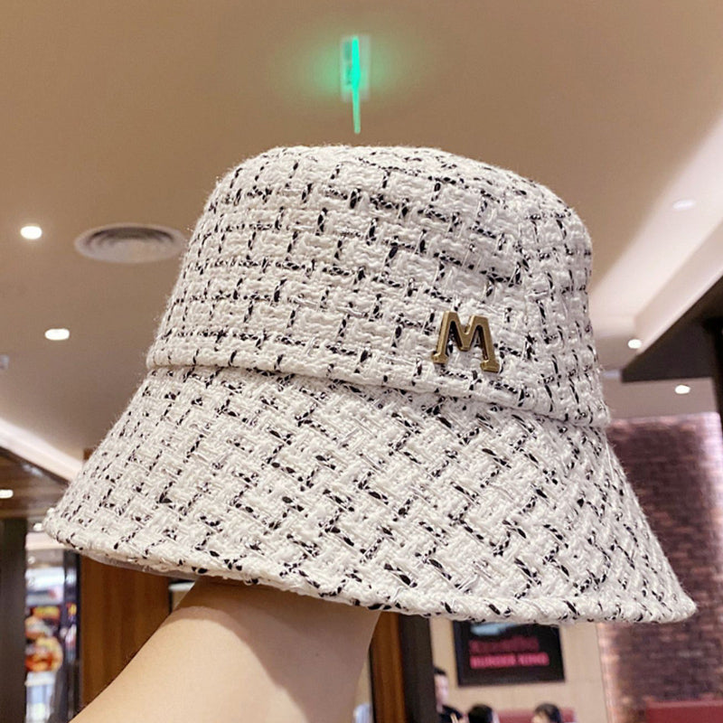 帽子 ハット ツイードバケットハット - 財布、帽子、ファッション小物