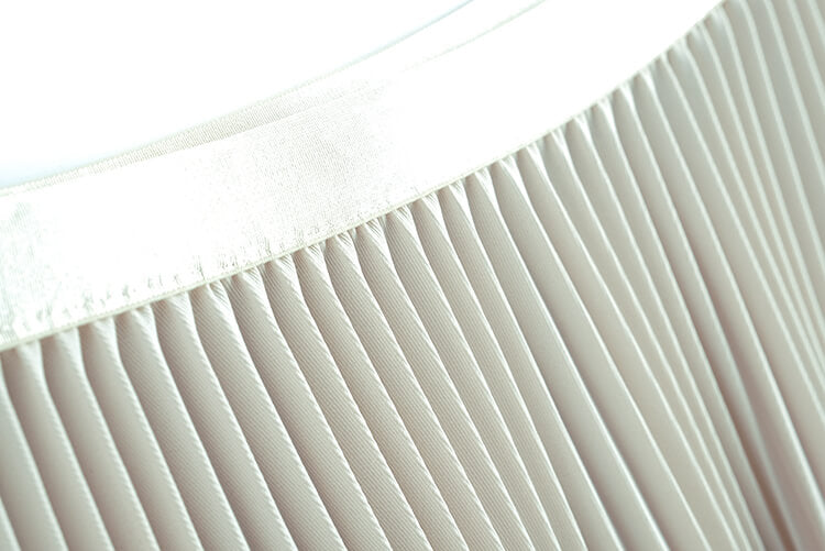クロシェ編みオーバーニット×プリーツロングスカート【上下別売り可】