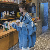 スリーブラインデニムオーバーブルゾン