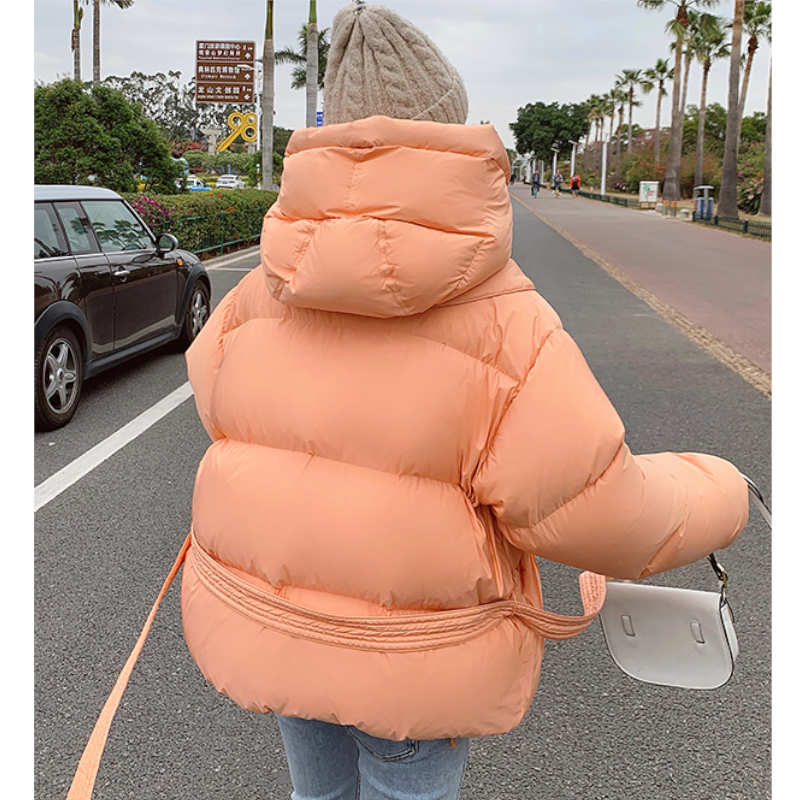 オーバーサイズハイネックダウンジャケット