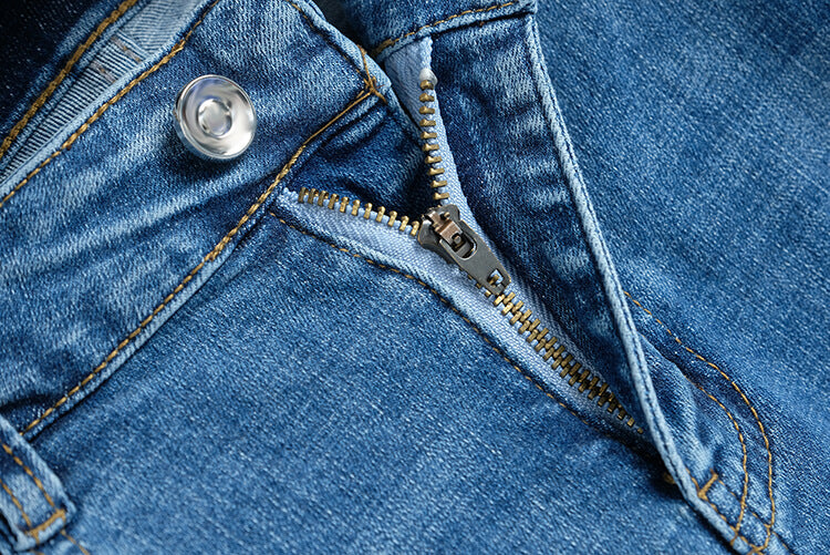 MIX編みクロップドニットカーディガン×プリントヘムデニムパンツ【上下別売り可】