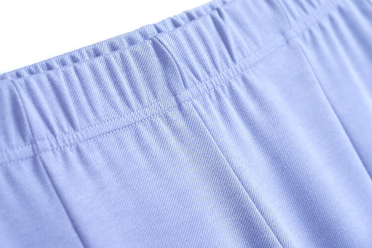 フラワーモチーフ付きクロップドニットカーディガン×センタープレススリットフレアパンツ【上下別売り可】