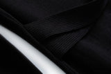 ショルダーコンシャスサイドスリットニットワンピース(2colors)