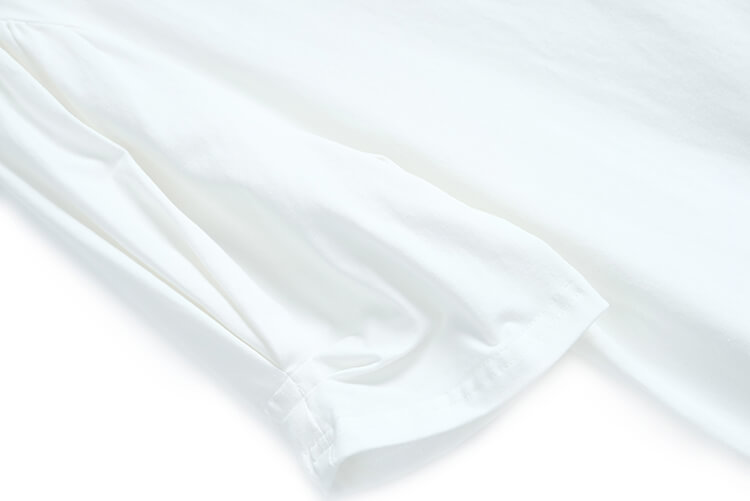 デニムベルト付き袖コンシャスTシャツ×異素材ペイズリーコンビデニムスカート