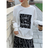 バックスリットプリントスウェット×モダンプリントキャミワンピース(2colors)