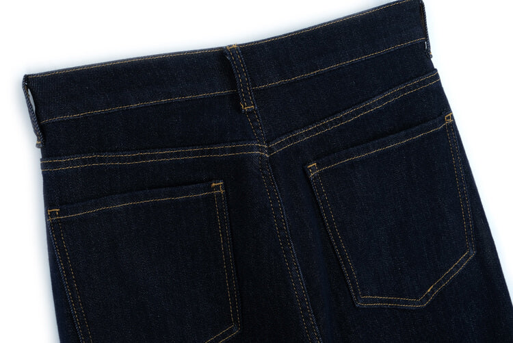 ハーフハートバイカラーカーディガン×バイカラーヘムデニムパンツ【上下別売り可】